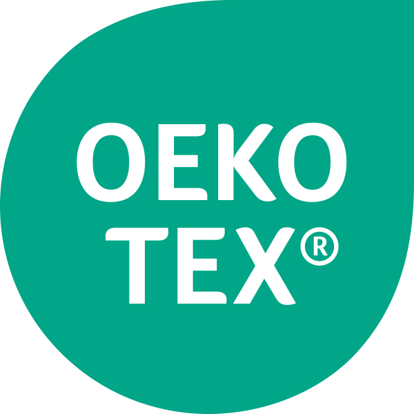 Eco-friendly cotton fabric from Oeko Textile with vibrant colors and sustainable production methods.