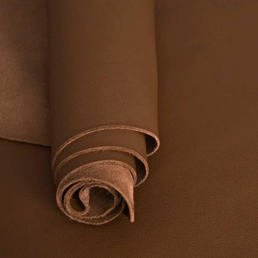 Lightweight fabric in a natural brown color.